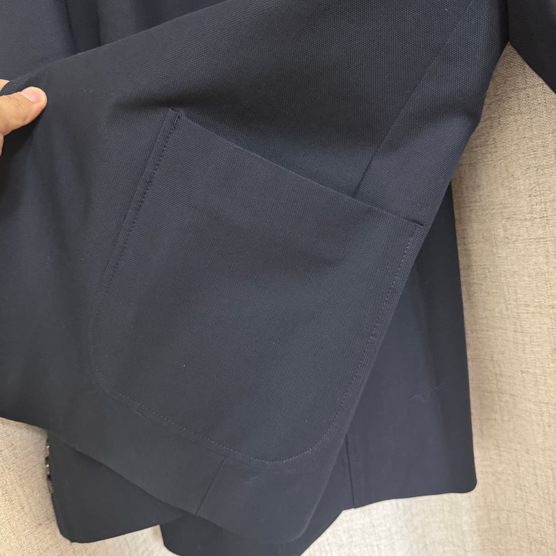 빈폴 네이비 코튼 블레이저 xl 상품이미지2