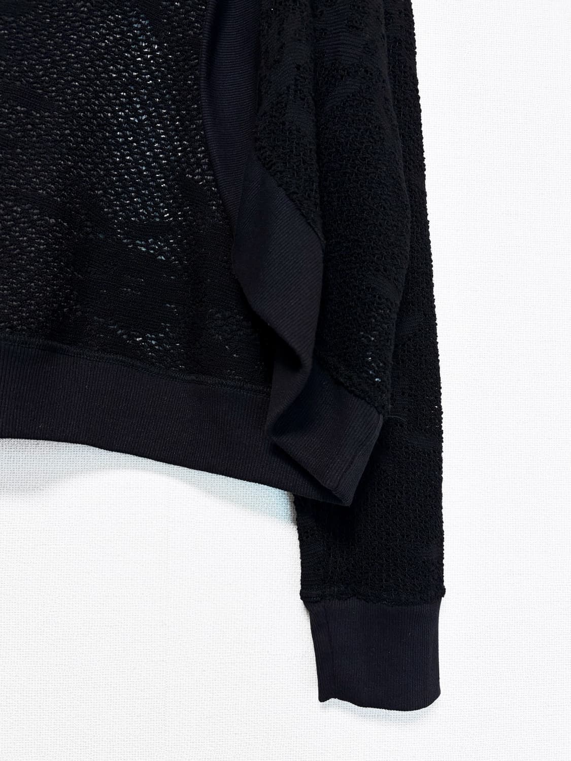 Flower Knit Bolero Cardigan - Black 상품이미지6