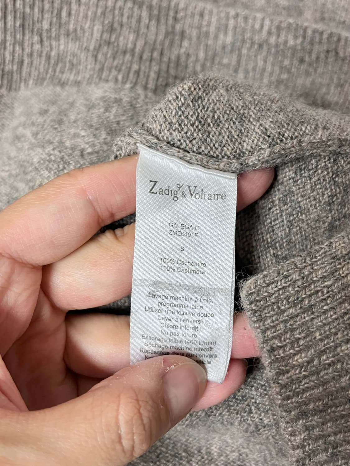 S) 쟈딕앤볼테르 캐시미어 100 니트 상품이미지5