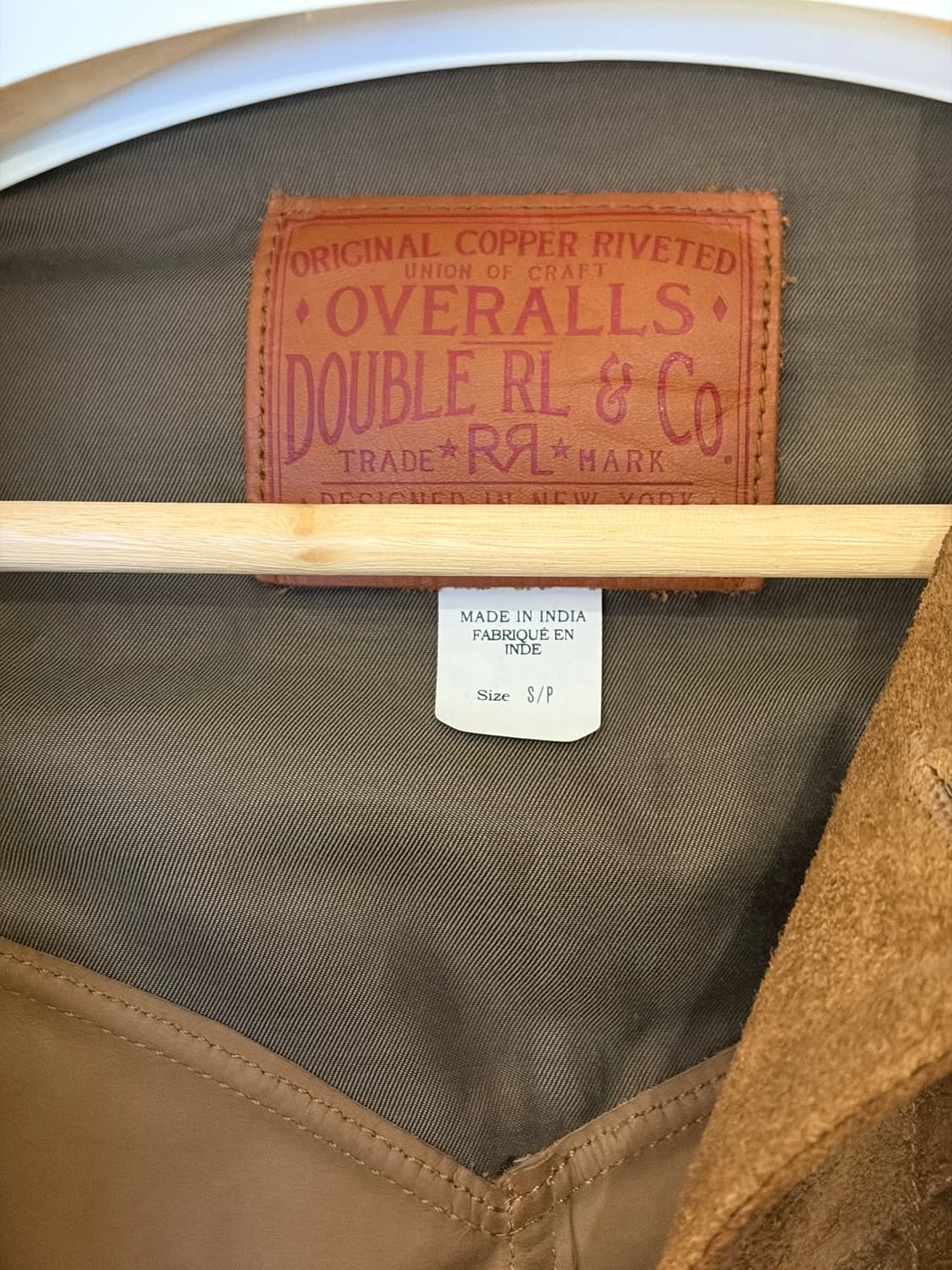 더블알엘 rrl 러프아웃 스웨이드 자켓 S 상품이미지3