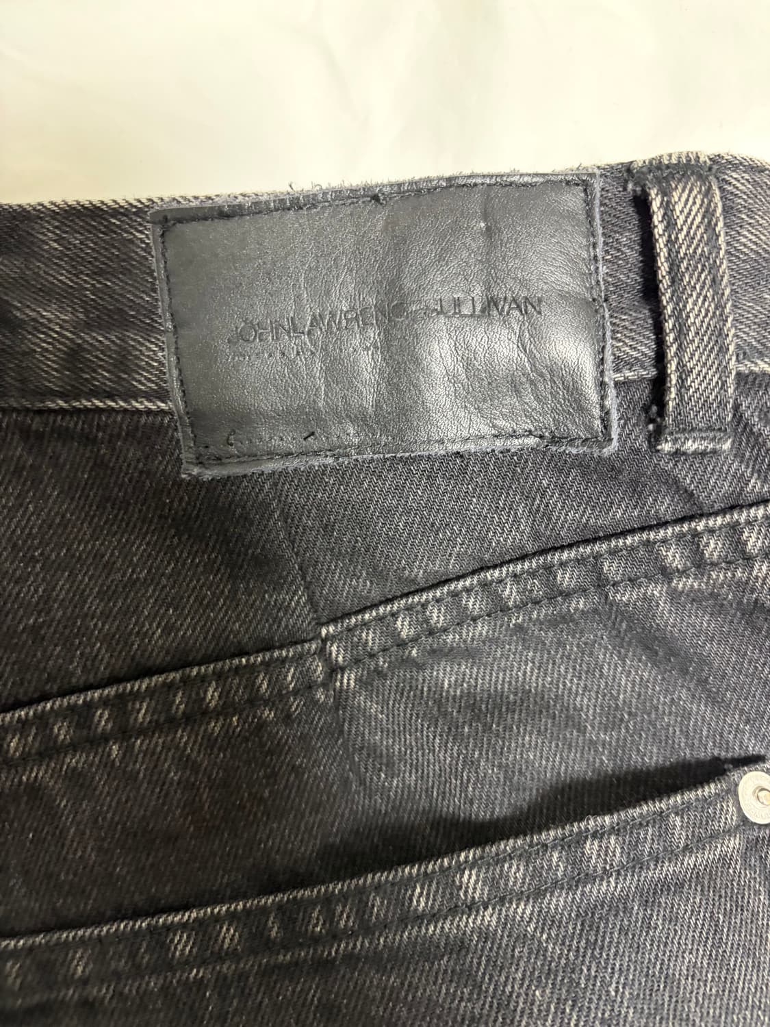 존 로렌스 설리반 블랙 데님 팬츠 상품이미지8