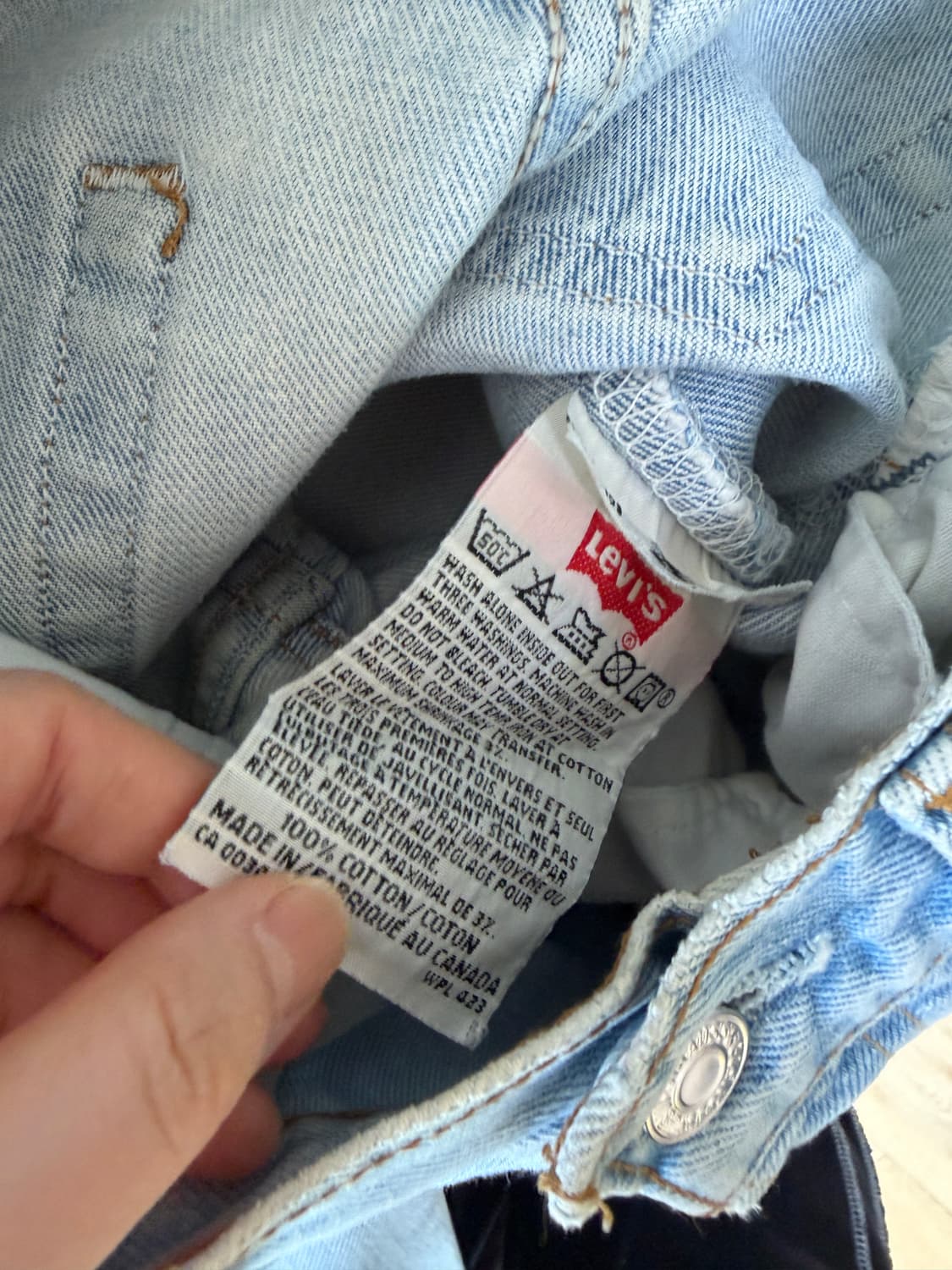 리바이스 캐나다 501 데님 상품이미지4