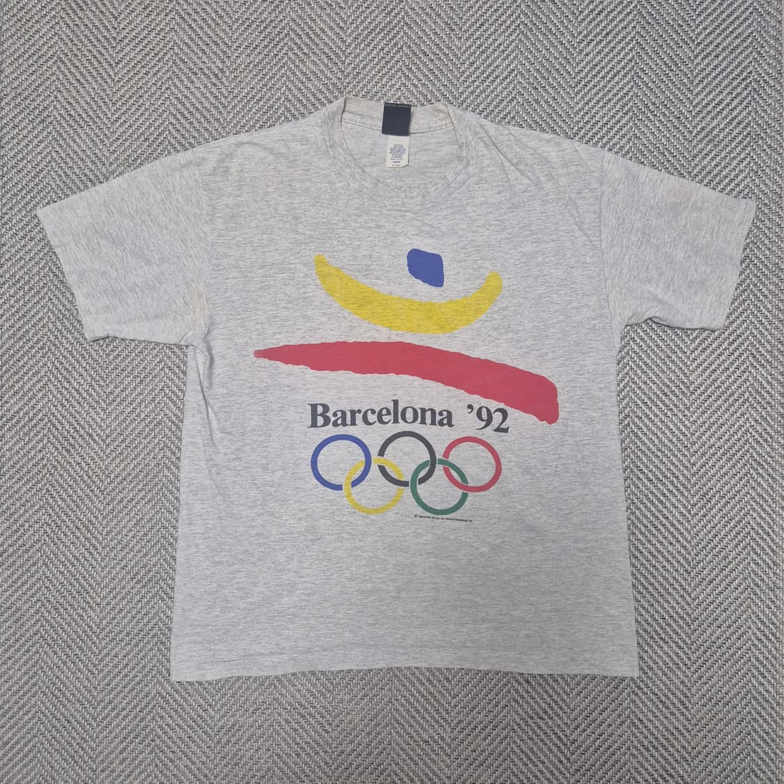 80s JC Penny 바르셀로나 올림픽 싱글스티치 티셔츠 (L) 상품이미지1