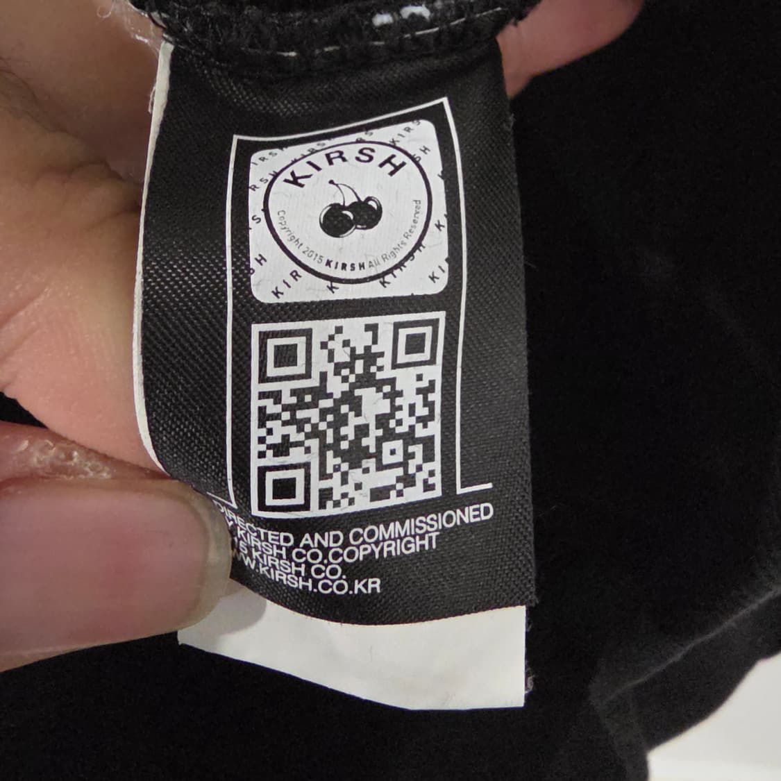 키르시 미 인 리얼 라이프 블랙 맨투맨 상품이미지6