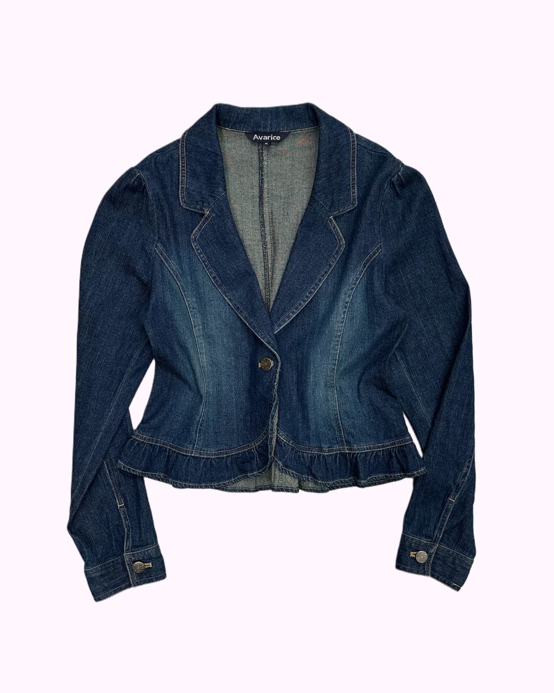 AVARICE frill detail denim jacket 상품이미지1