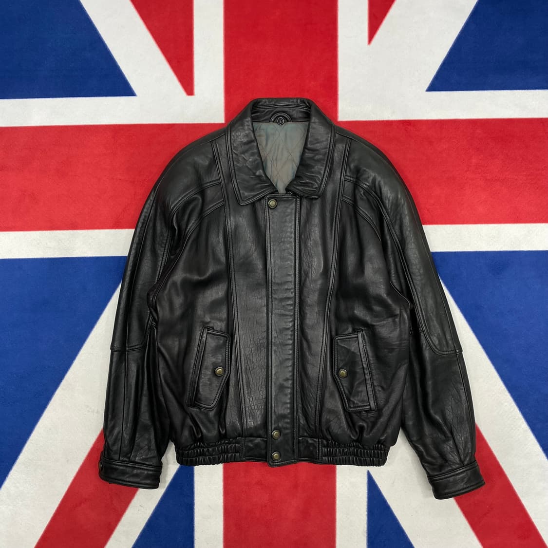 빈티지 양가죽 봄버자켓 실측 105 상품이미지1