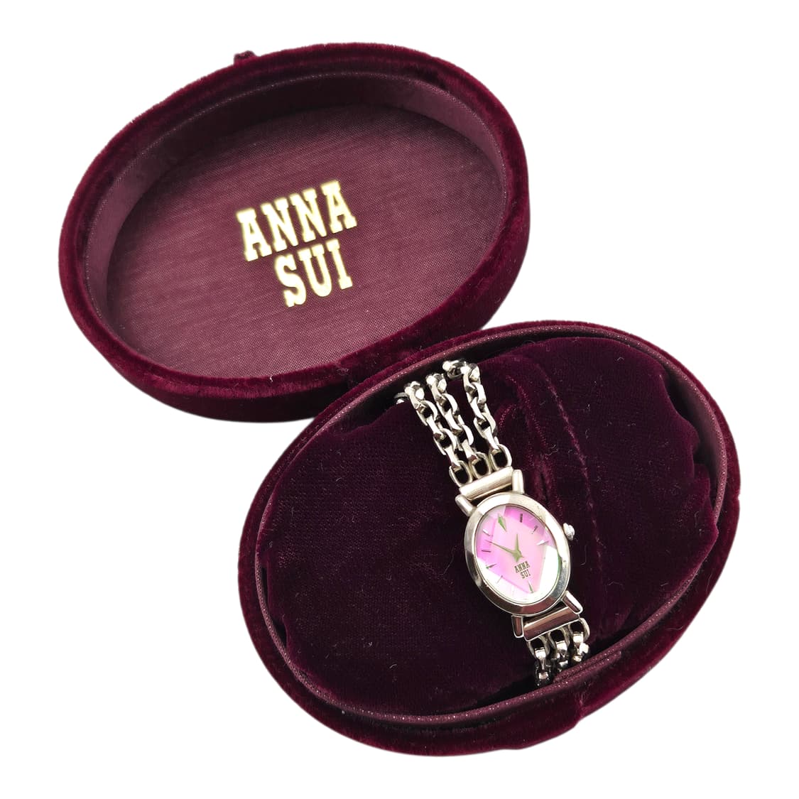 04s 안나수이 크리스탈 오로라 체인 손목 시계 상품이미지2