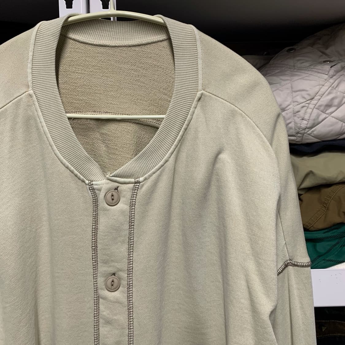 [L] GENTIL JAPAN  베이직 버튼다운 가디건 상품이미지1