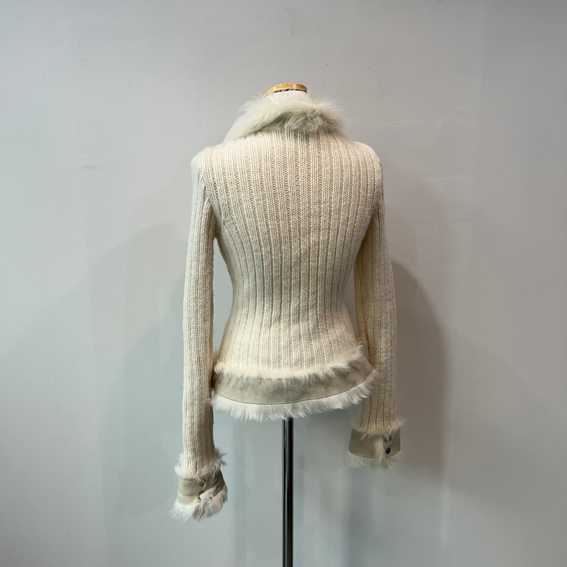 Epoca 퍼 트리밍 가디건 상품이미지5