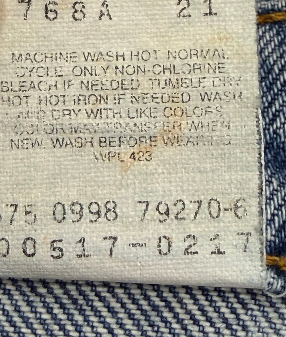 90s Levis 517 리바이스 부츠컷 USA 상품이미지8