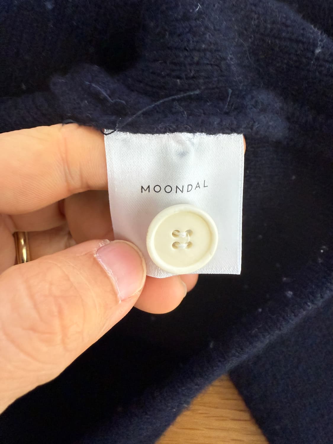 문달(MOONDAL) 울&캐시미어 가디건 자켓 상품이미지7