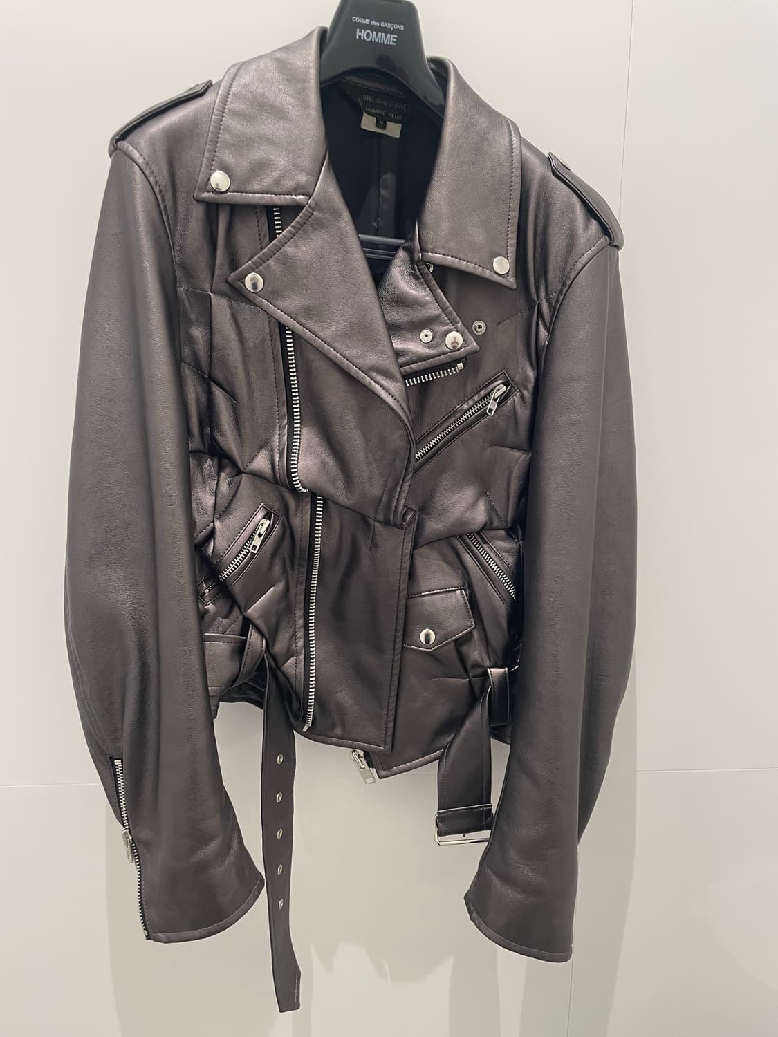 꼼데가르송 옴므플러스 21SS 라이더 자켓 상품이미지1