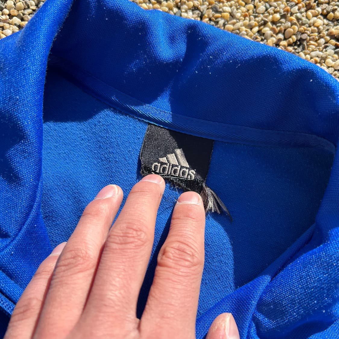 아디다스(ADIDAS) 삼선 블루 트랙탑 져지 상품이미지4