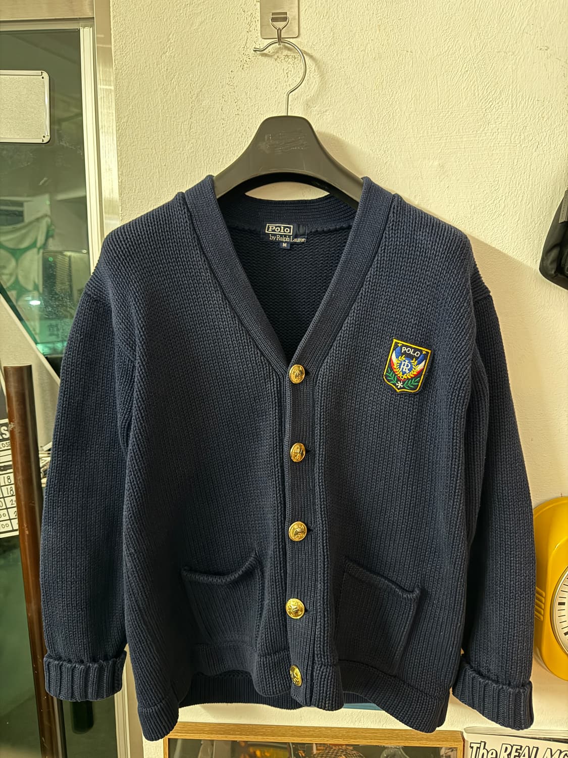 폴로 랄프로렌 UK 프레피 가디건 M 상품이미지2