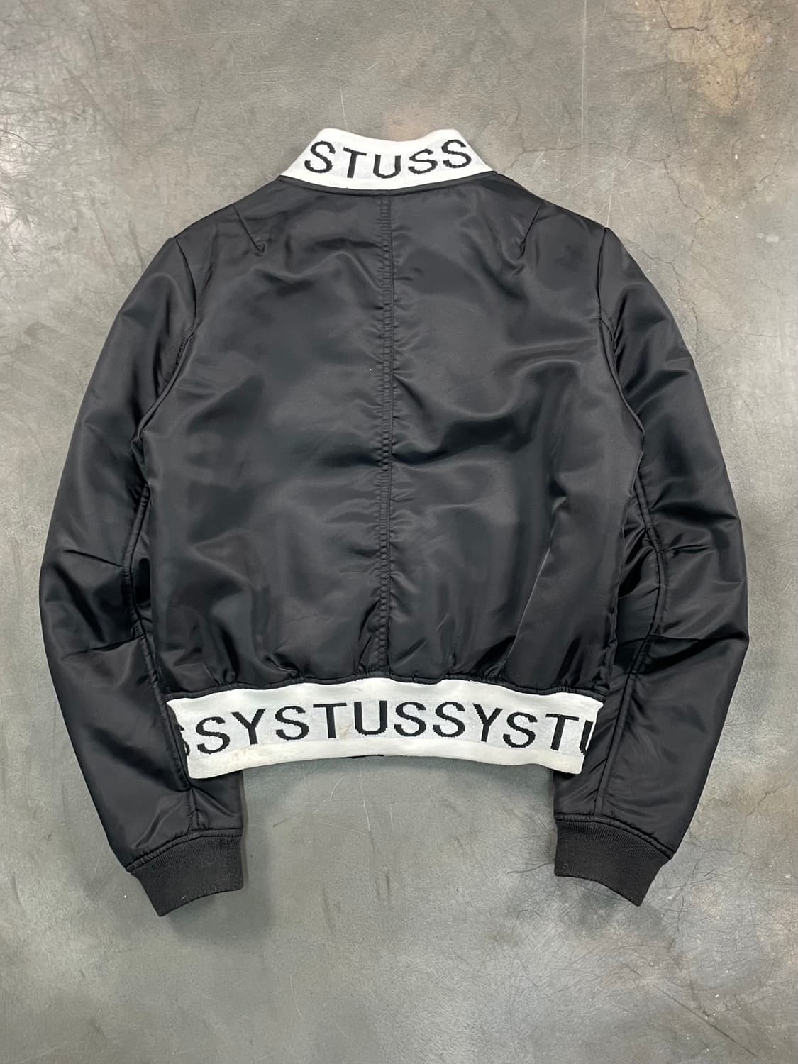 스투시 SS링크 크롭 바시티 자켓 상품이미지5