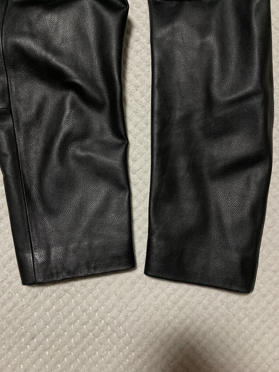 광희시장 웨스턴 무드 3버튼 램스킨 양가죽 스티치 레더 자켓 상품이미지6