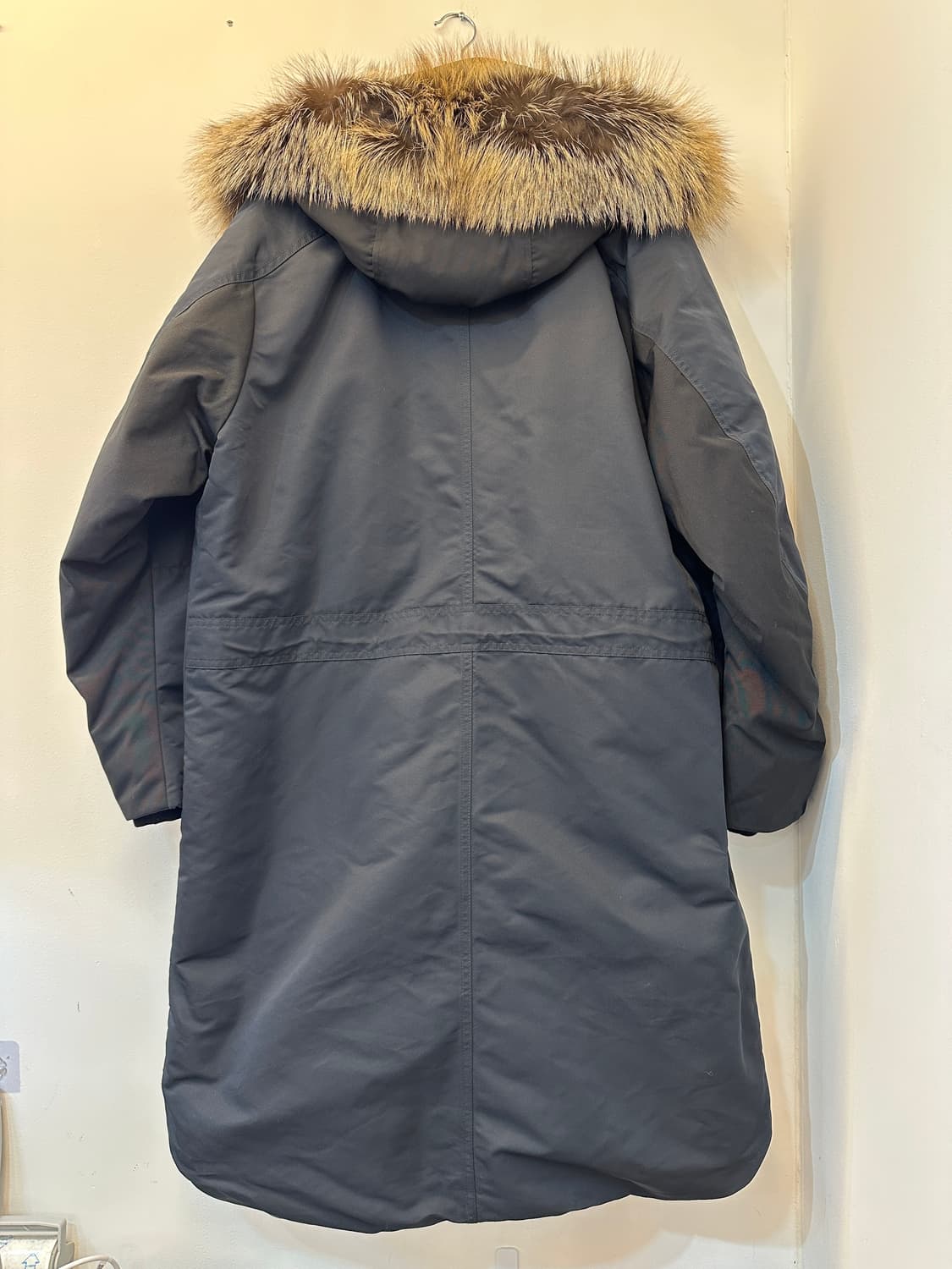 110) 커스텀멜로우 네이비 구스 다운 롱패딩 상품이미지2