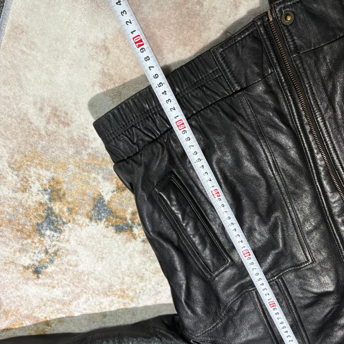 빈티지 양가죽 레더 무스탕자켓 상품이미지5