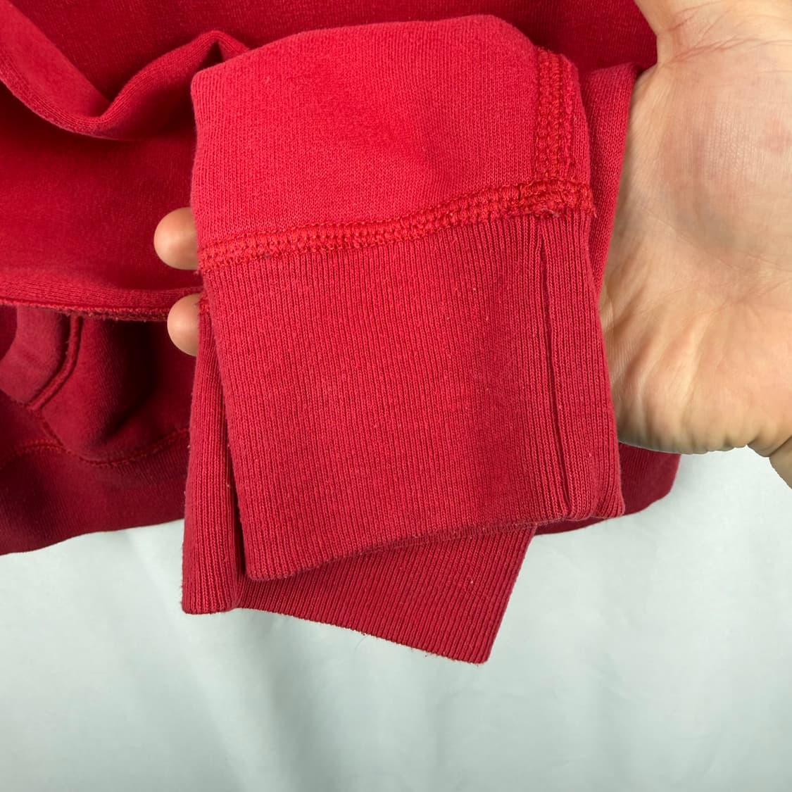 (XS) 홀리스터 우먼스 패치로고 후드 티 레드 상품이미지4