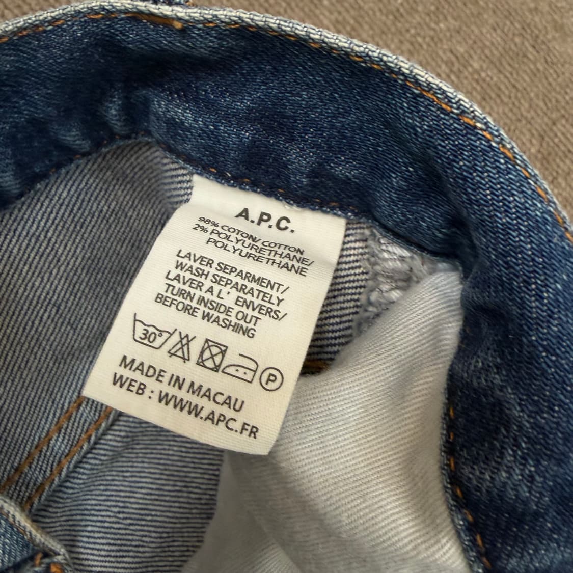 apc 아페쎄 뉴스탠다드 데님 31 상품이미지3