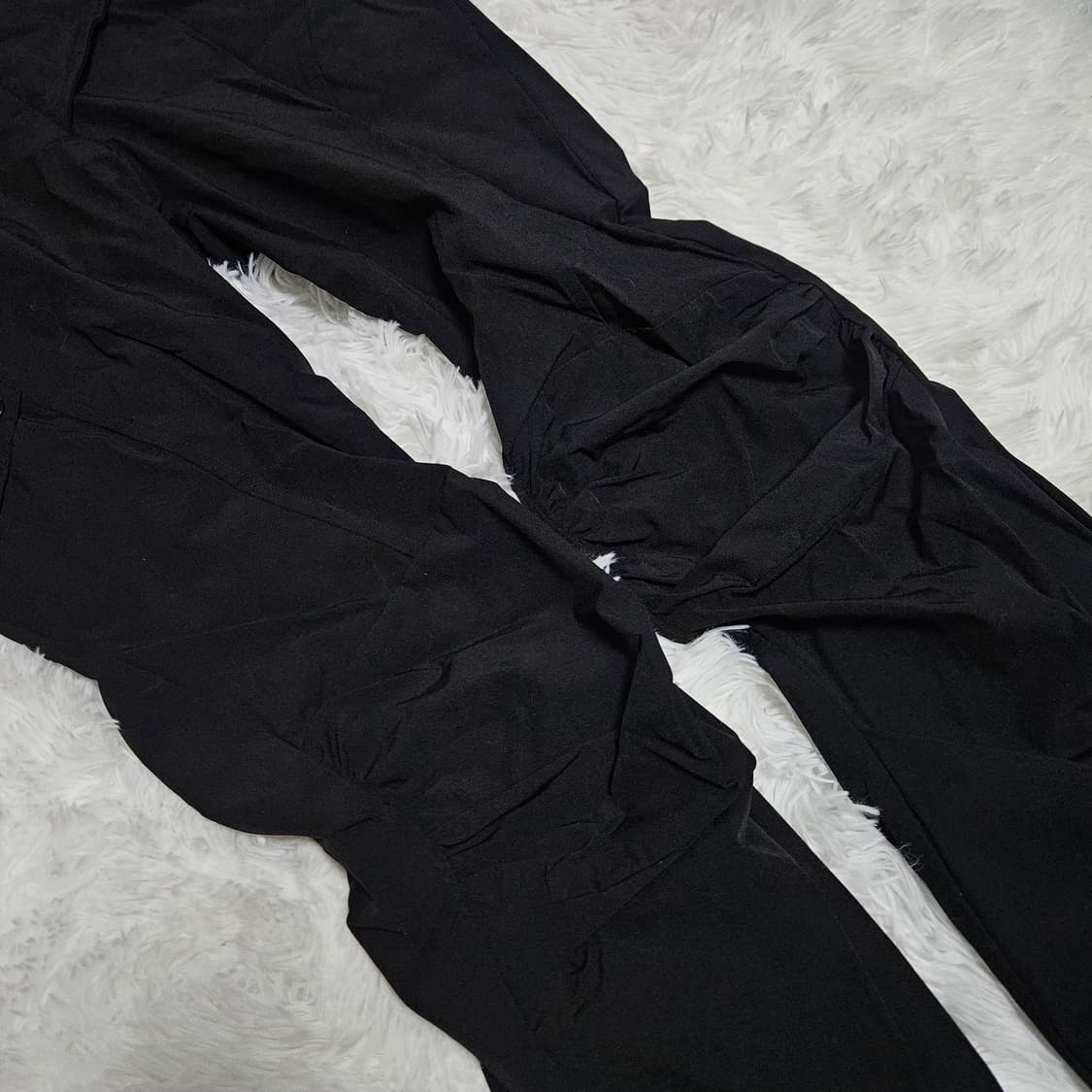 보헤미안서울 KNEE SHIRRING BOOTCUT PANTS L 상품이미지5