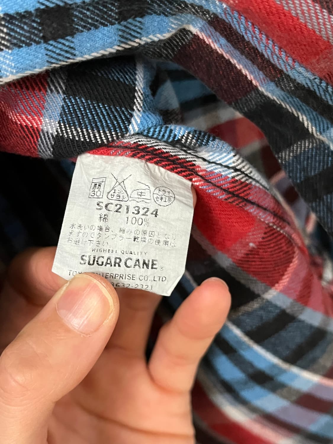 Sugar Cane Twill Check Flannel Shirt 상품이미지6