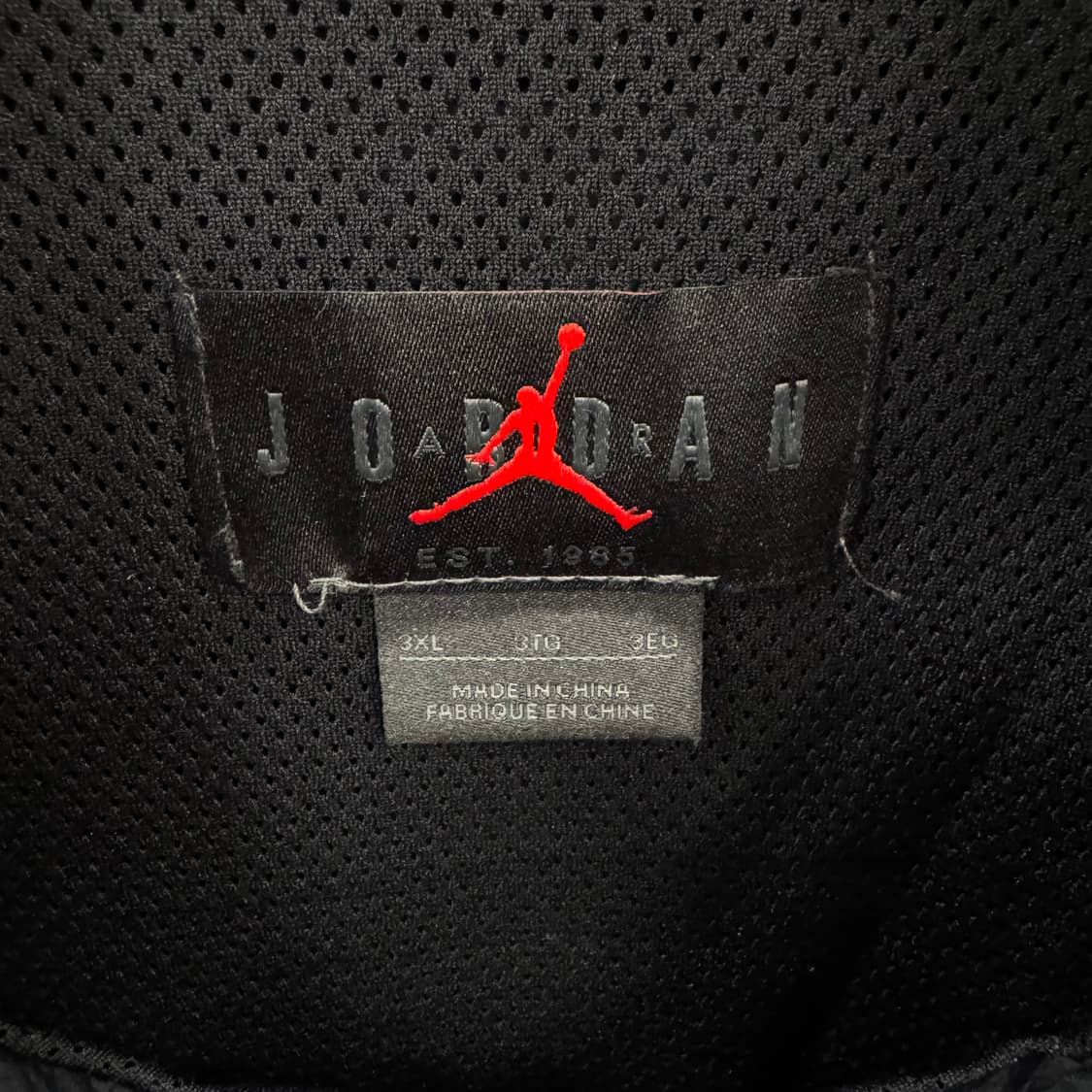 나이키 조던 에센셜 우븐 플라이트 바람막이 후면 로고 포인트 블랙 상품이미지7