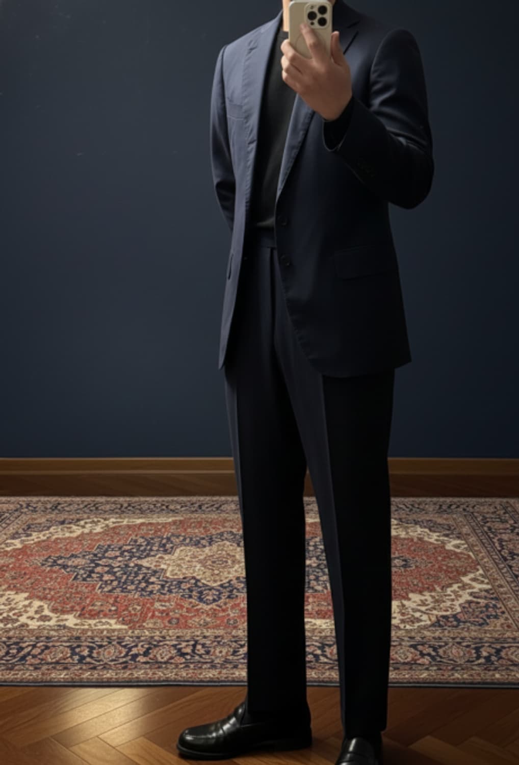 빔즈 네이비 수트 52사이즈 상품이미지1