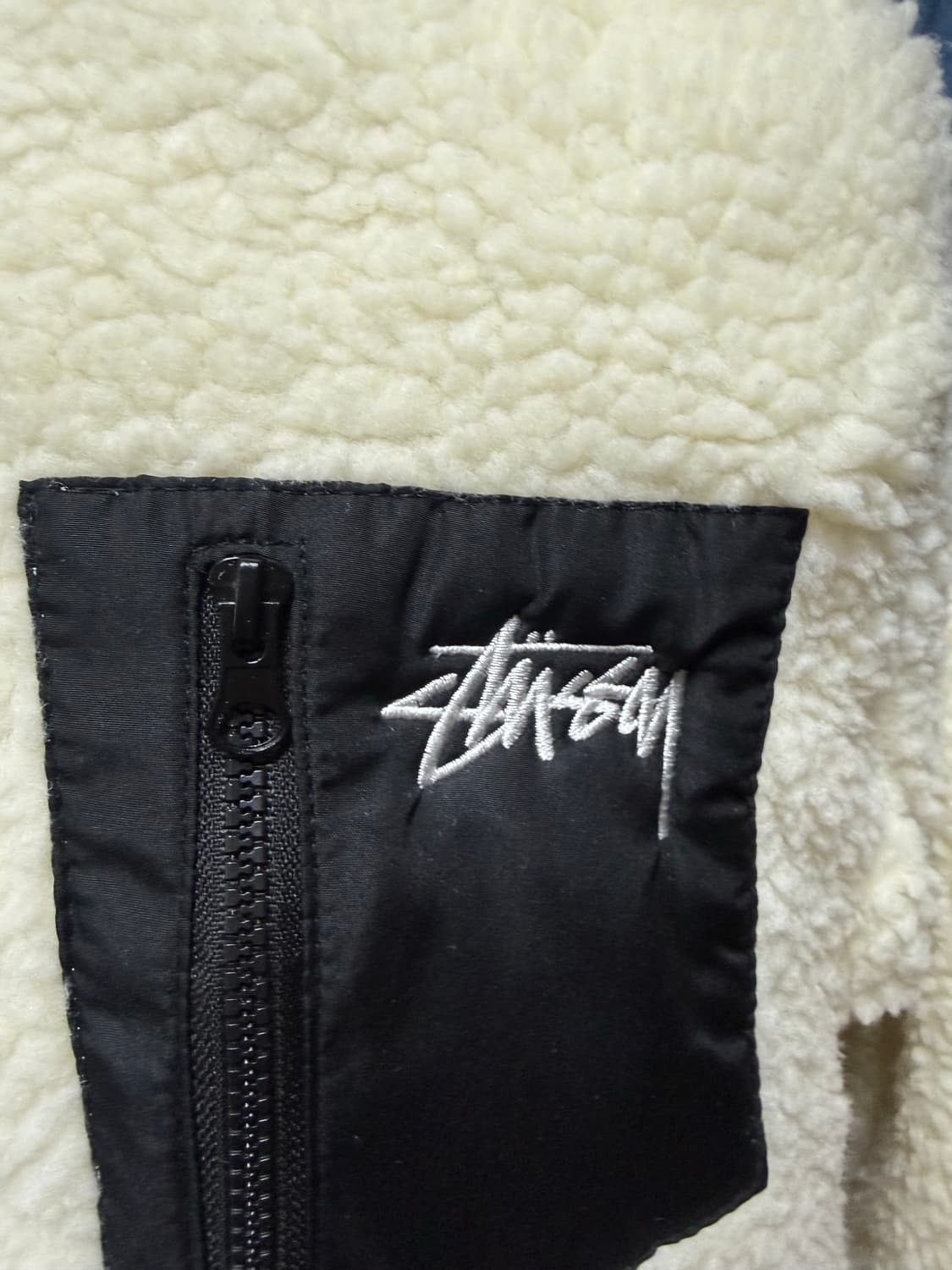 STUSSY 스투시 쉐르파 후리스 집업 L 상품이미지2