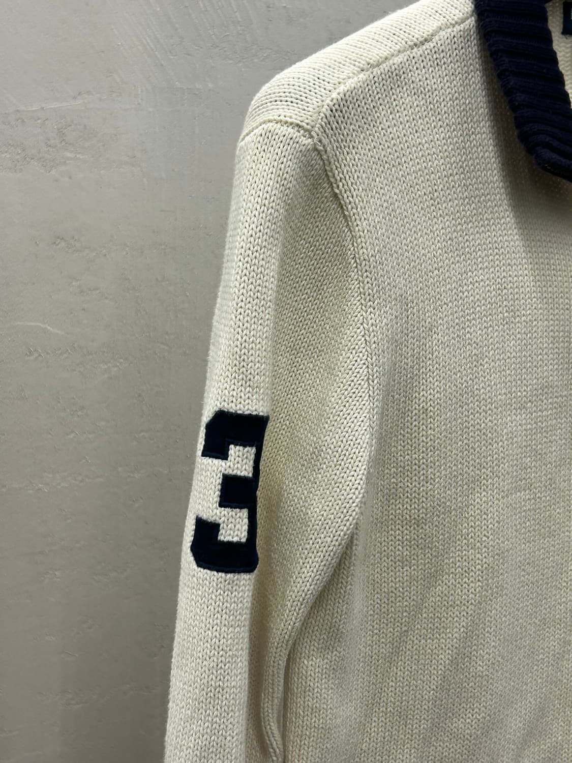 폴로 랄프로렌 아이보리 니트 집업 가디건 상품이미지6