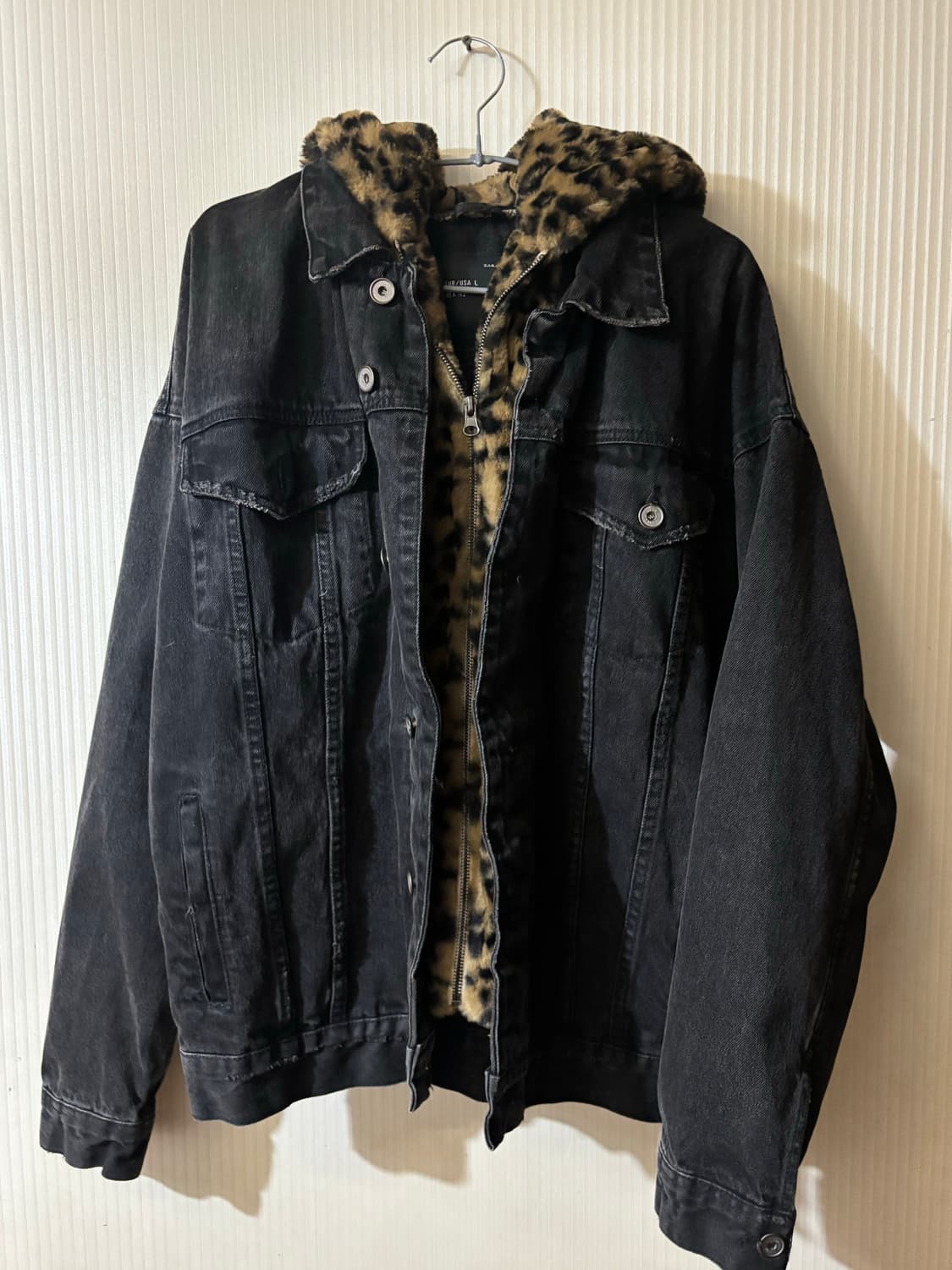 퍼 흑청자켓  상품이미지4