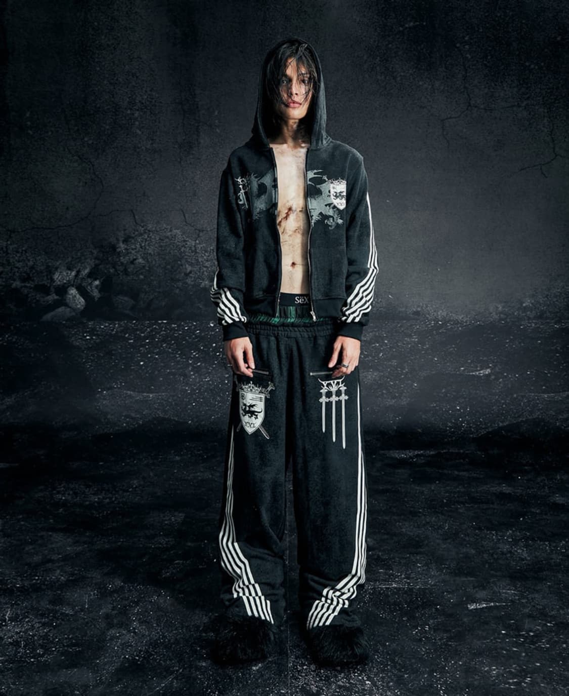 Cozyworldwide Tracksuit 블랙 m 상품이미지1