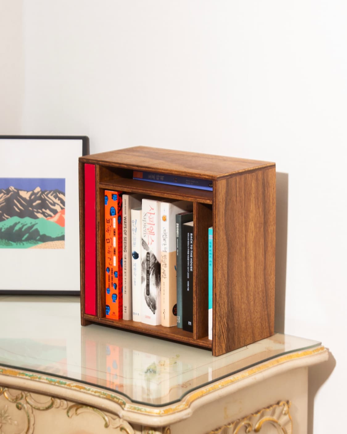 베드룸 미니 책꽂이 핸드메이드 상품이미지4