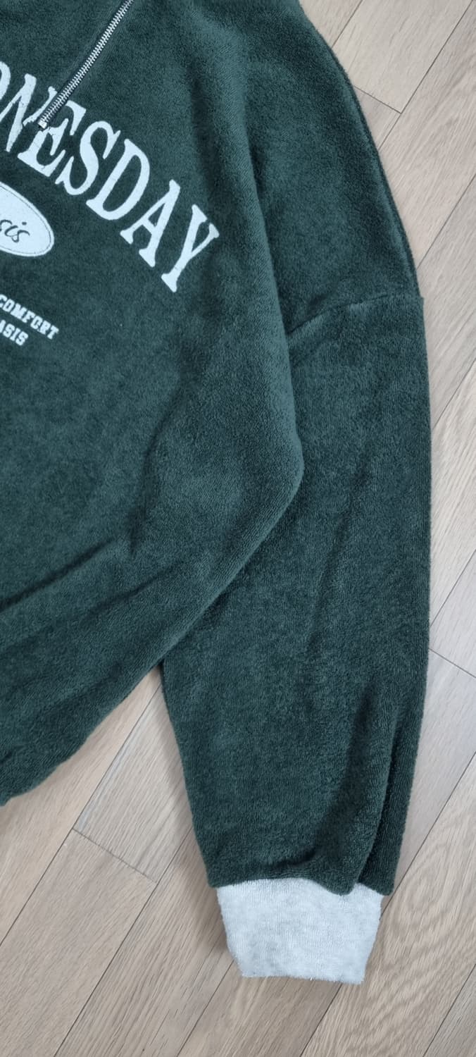 웬즈데이오하시스 테리기모 하프 집업 M _ 공용,남성 상품이미지5