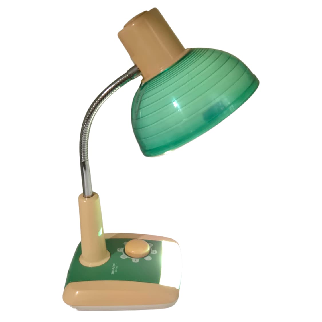 80s 샤프 레트로 그린 데스크 조광 램프 상품이미지3