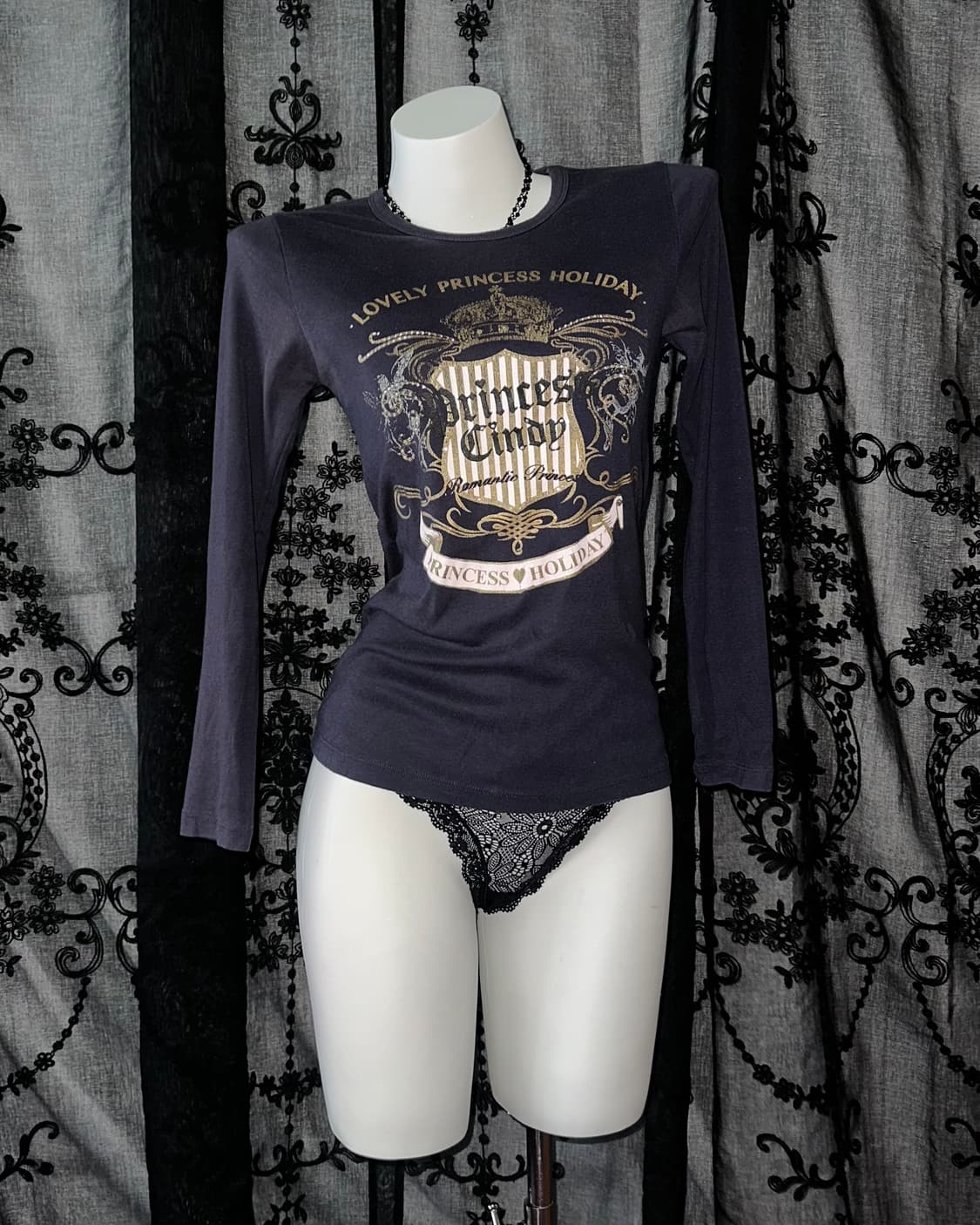 Deep navy punk long sleeve 상품이미지1