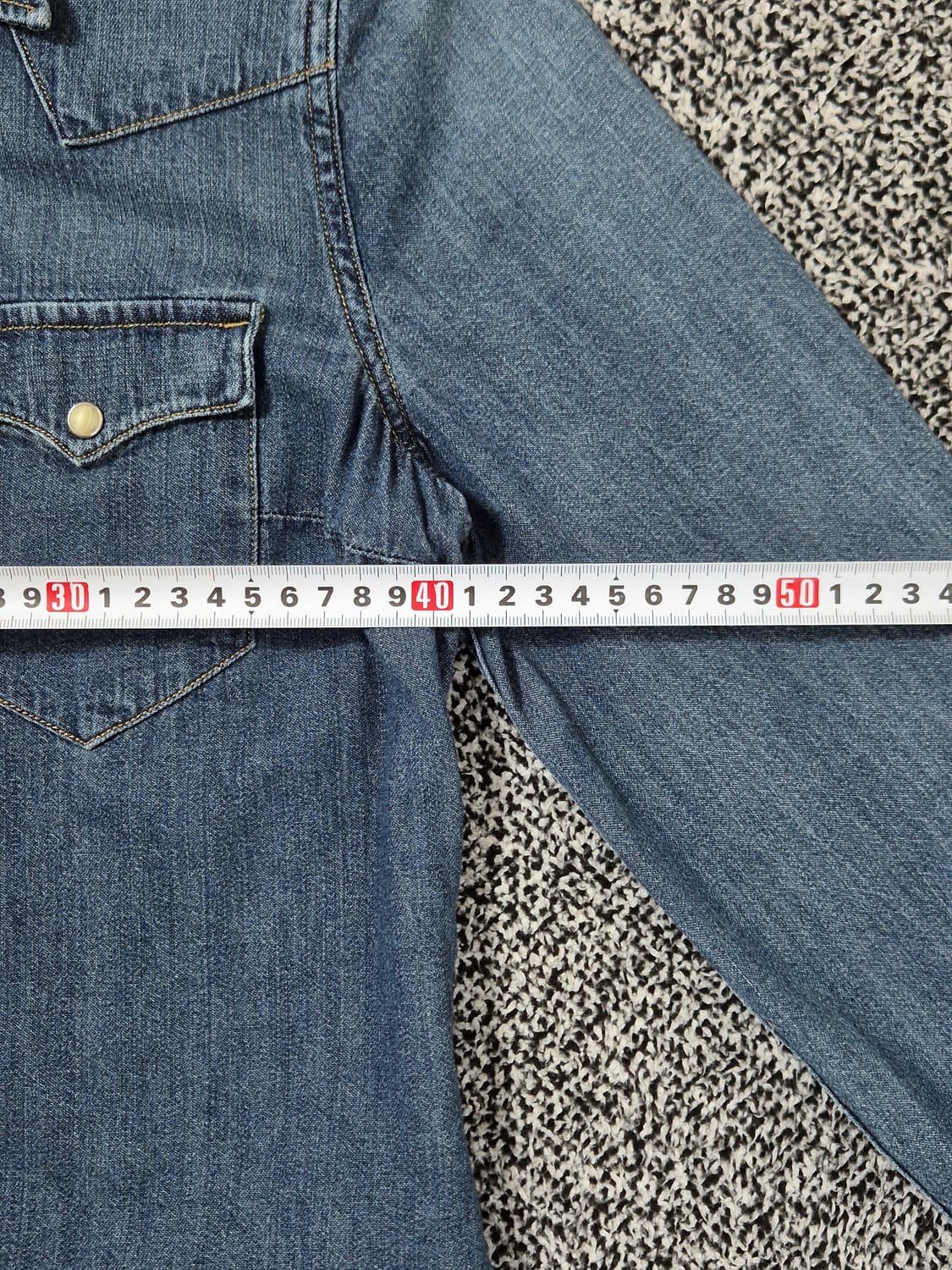 빈티지9. Levi's 리바이스 우먼스 웨스턴 데님 셔츠 상품이미지6