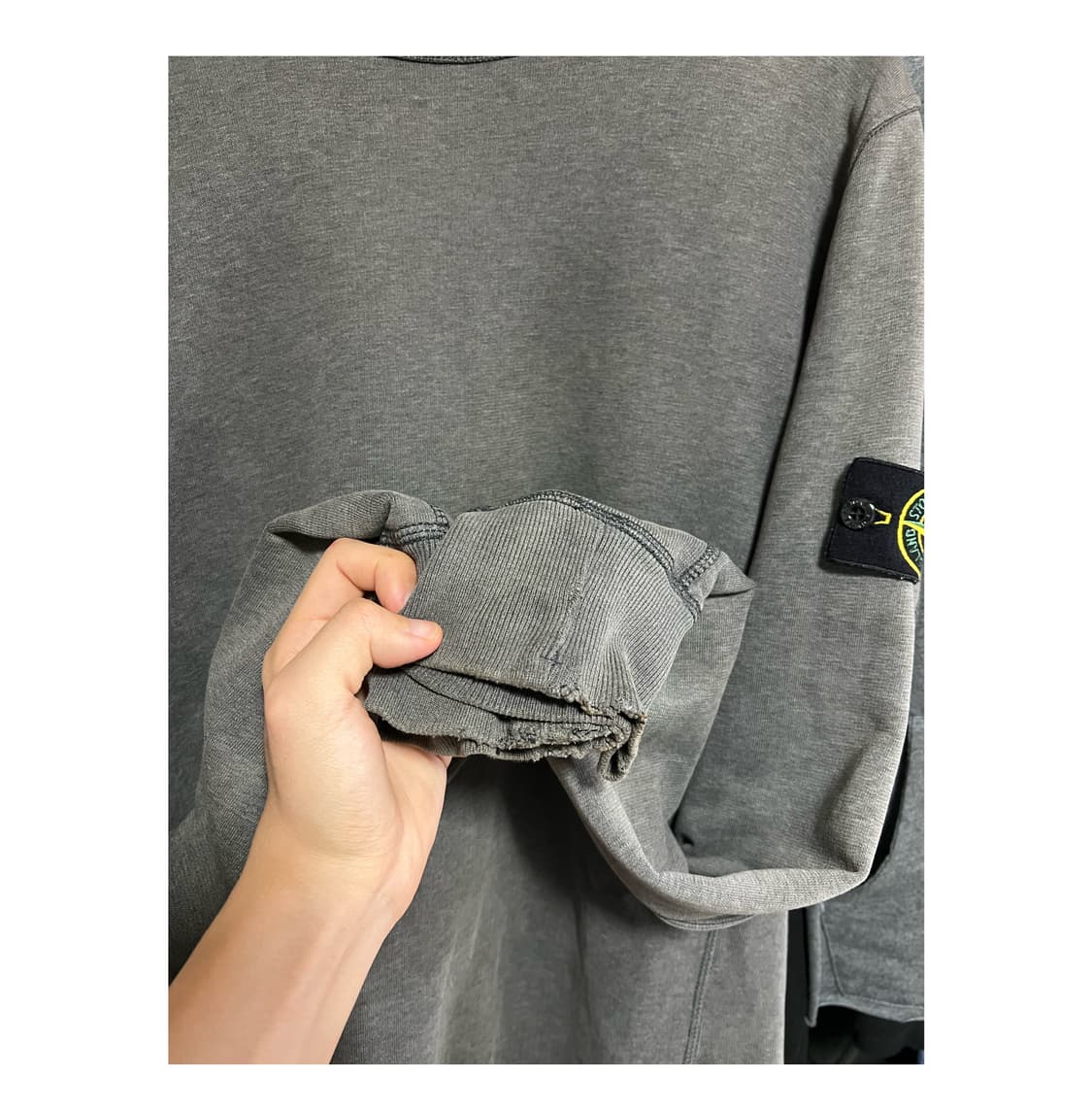 스톤아일랜드 그레이 맨투맨 상품이미지6