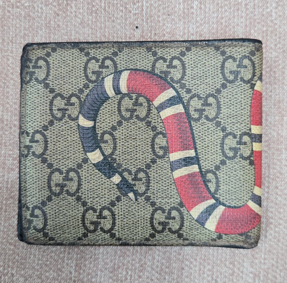 구찌 킹스네이크 프린트 GG 슈프림 반지갑 상품이미지2