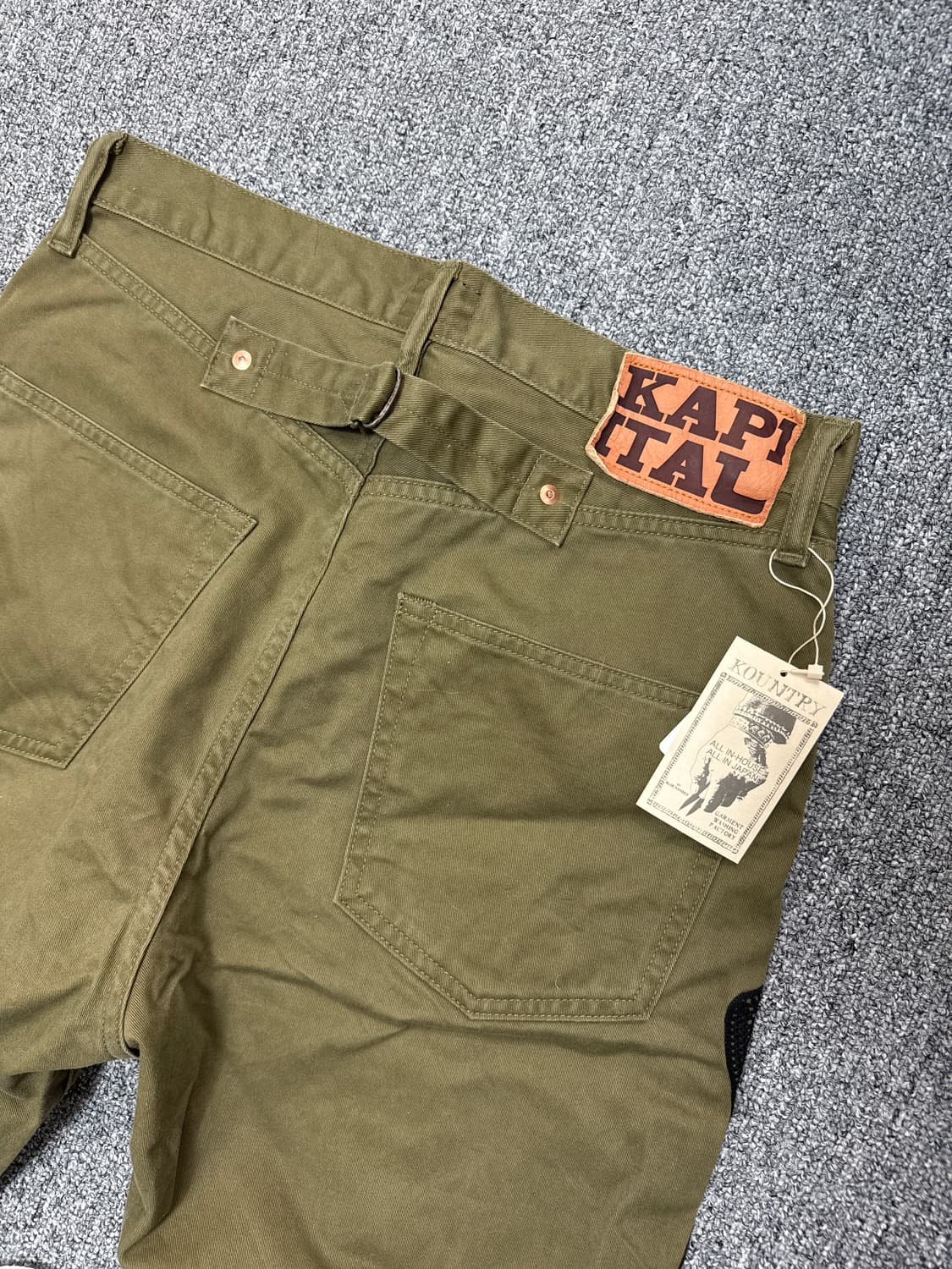 캐피탈 사틴 본 팬츠 멕시칸 턱시도 카키 32사이즈 상품이미지7