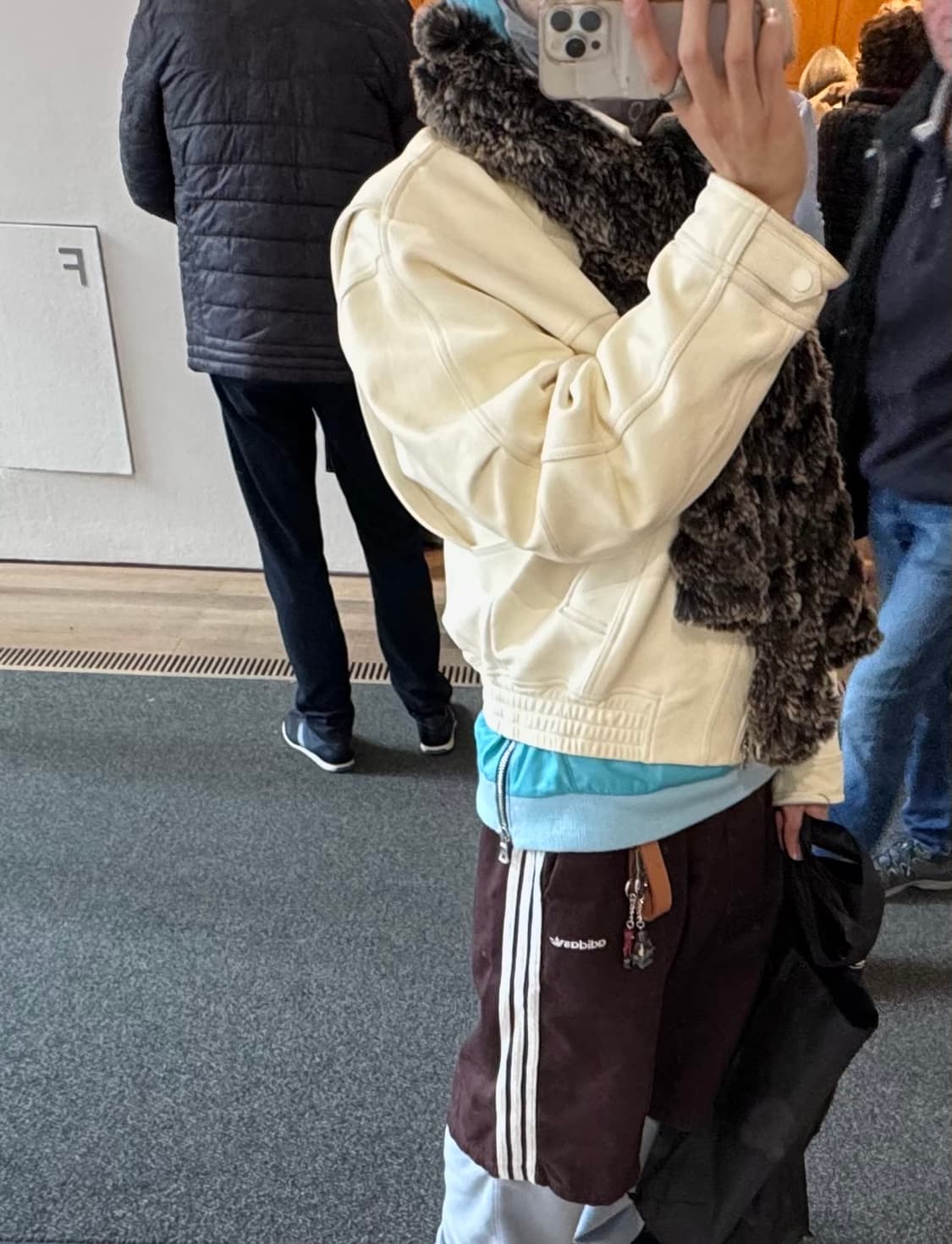 램스킨 레더 후드티 민트 지퍼 디테일 가죽 아티잔 빈티지 자켓 집업 상품이미지2