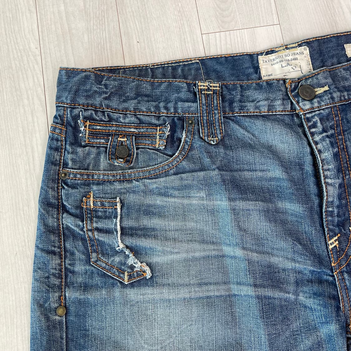 타바니티 40인치 빅사이즈 데님 청바지 상품이미지2