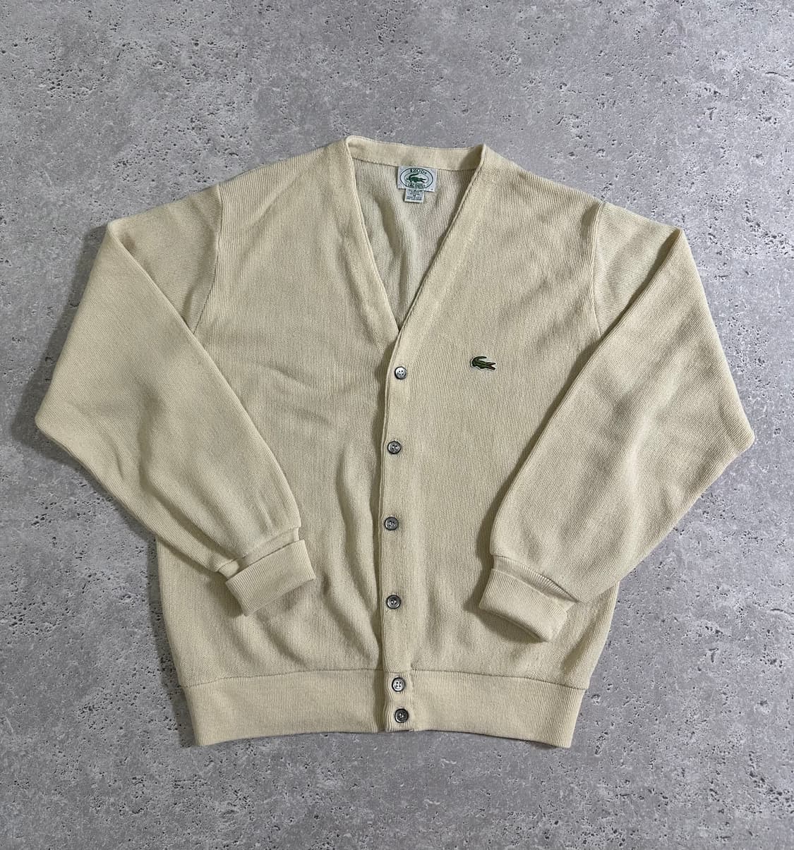 70s-80s 오리지널 USA 아카이브 아이보리 가디건 상품이미지2