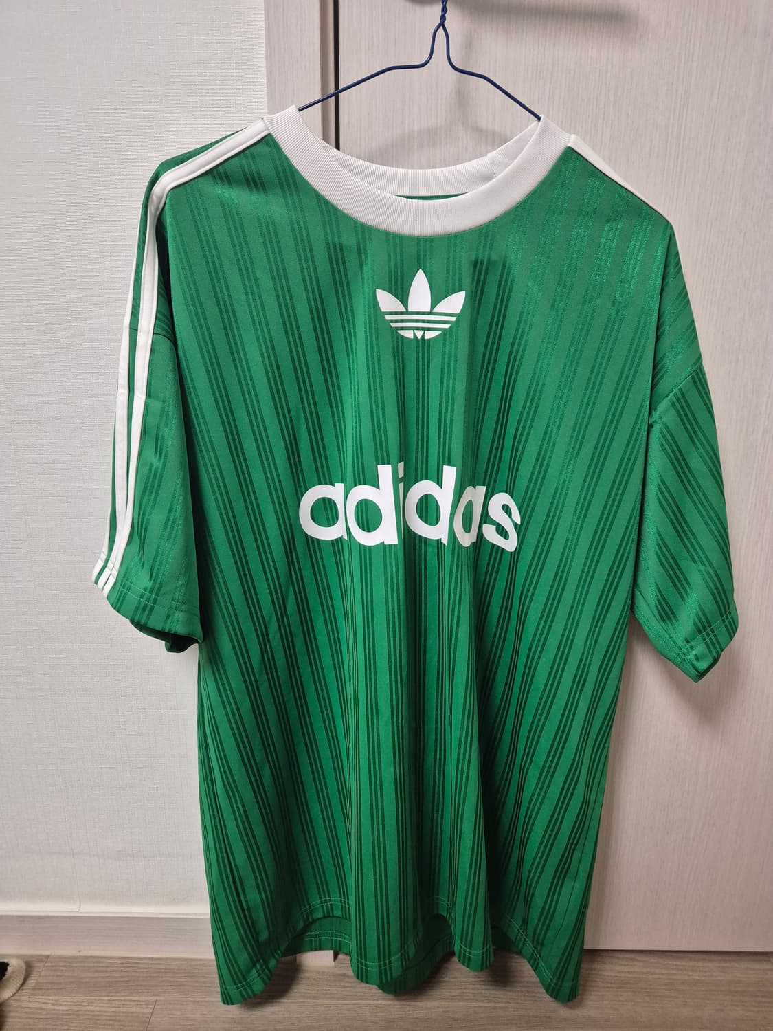 아디다스 아디컬러 폴리 그린 티셔츠 L 상품이미지1