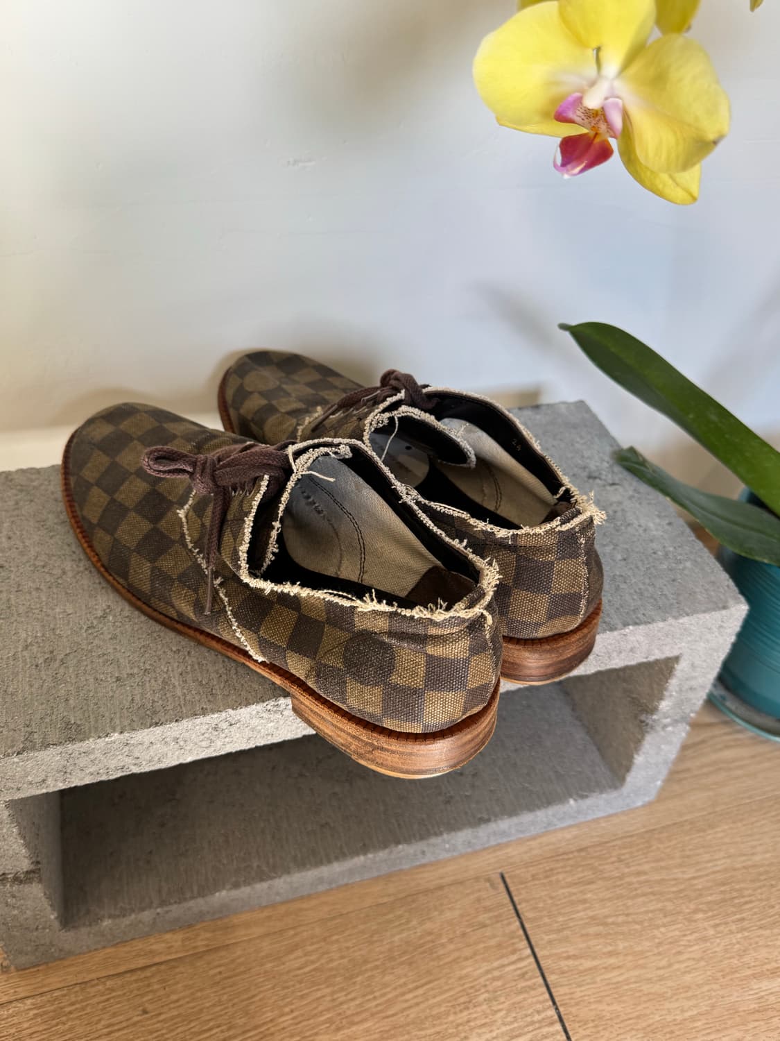 Comme des garcons check shoes 상품이미지3