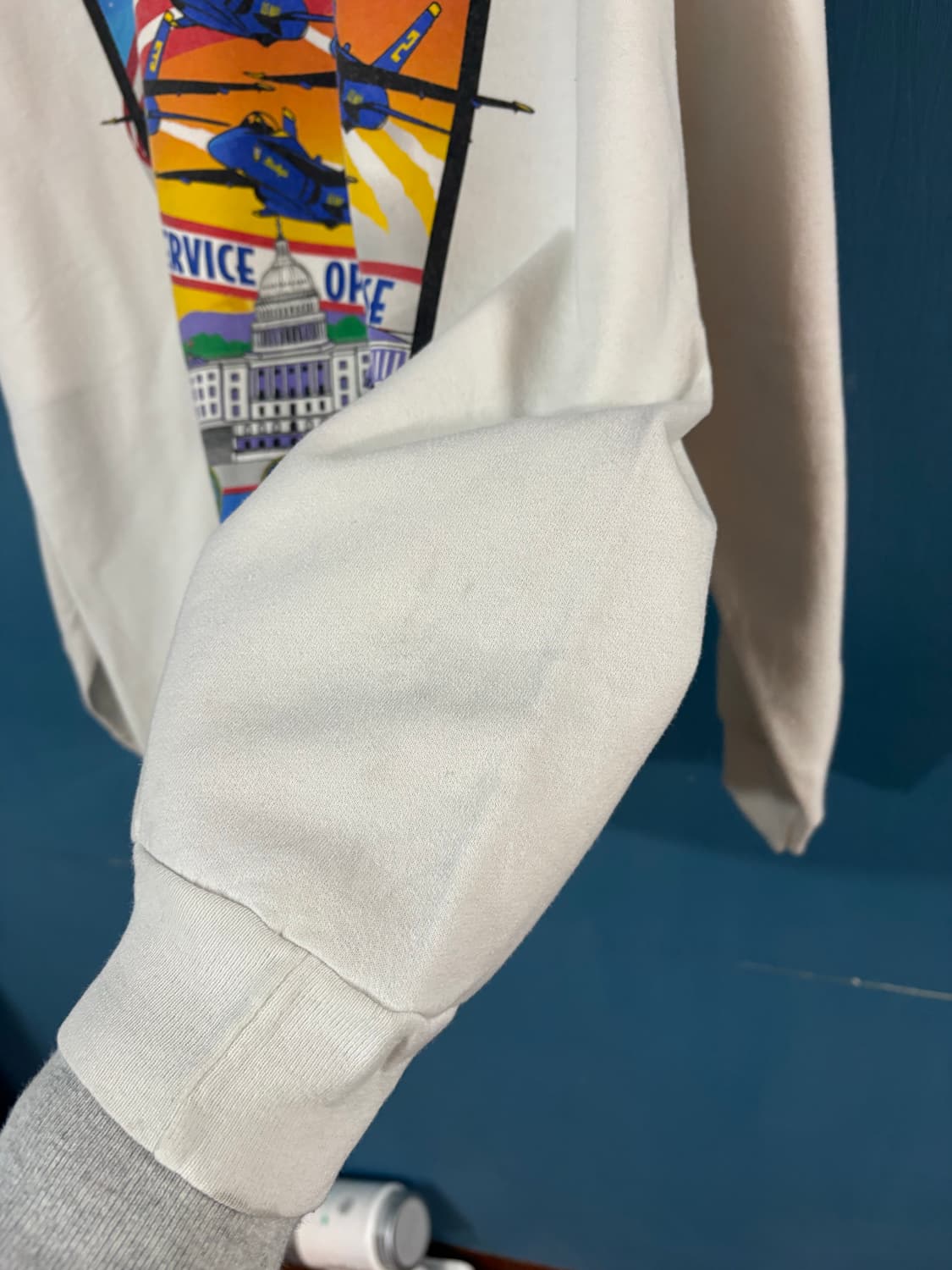 00’s Hanes Airforce Sweat shirt. 상품이미지2