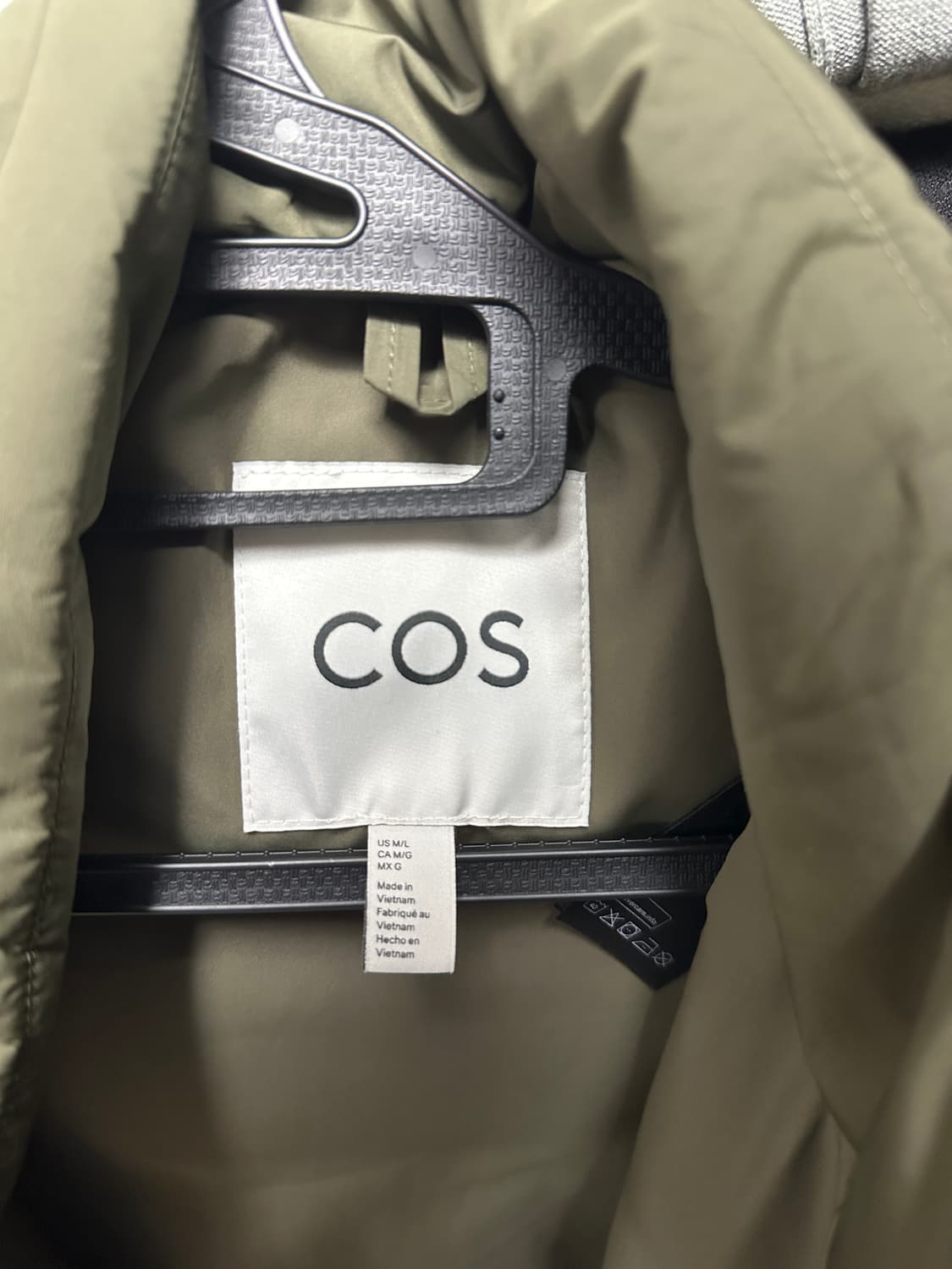 코스 후드 조끼 패딩 M/L 상품이미지3