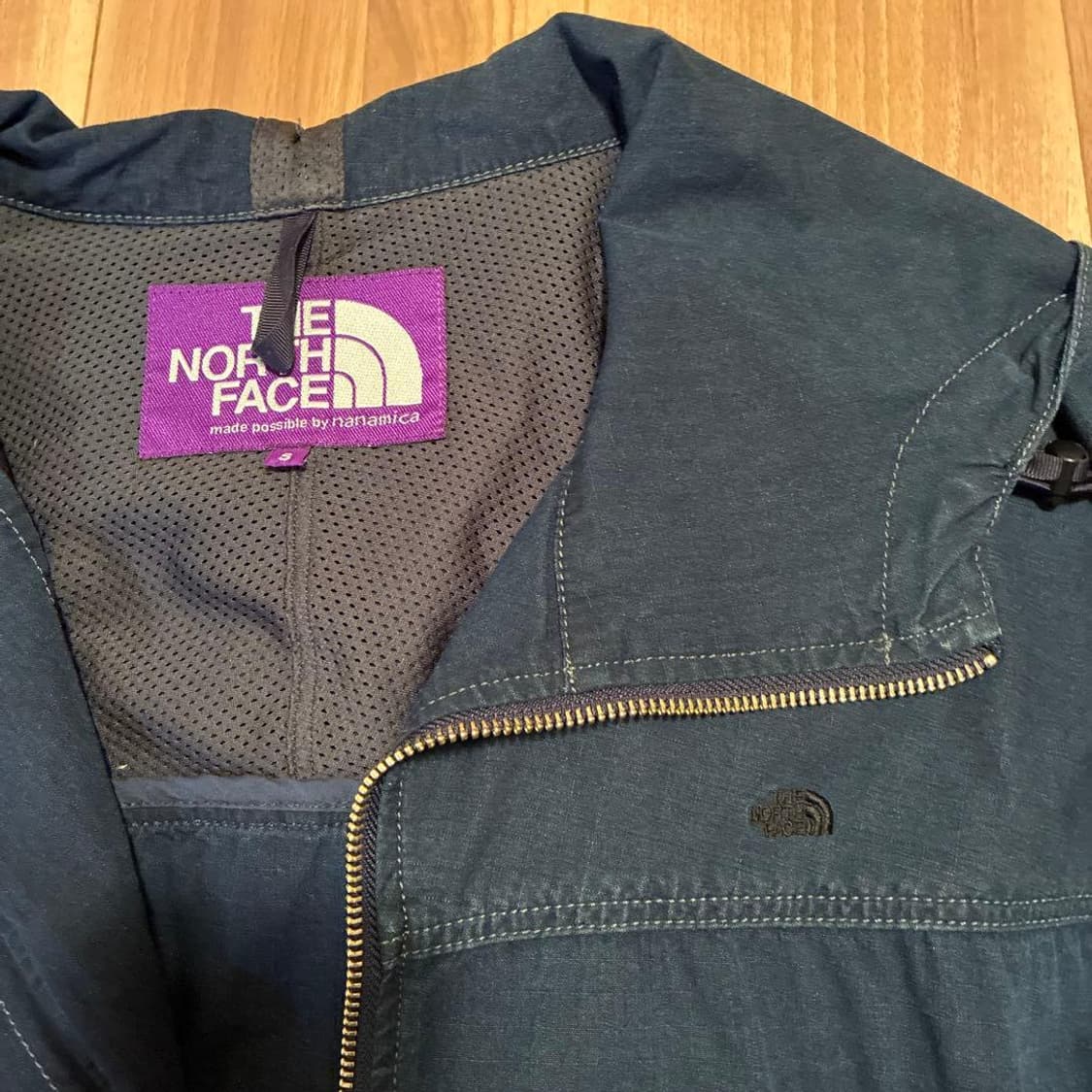 노스페이스 퍼플라벨 X 저널 스탠다드 인디고 마운틴 윈드 파카 상품이미지2