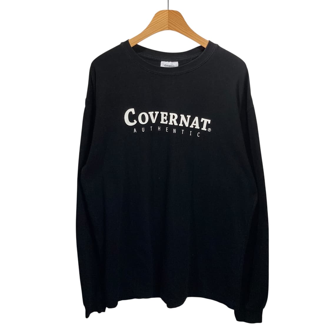 커버낫 로고 블랙 롱슬리브 상품이미지2
