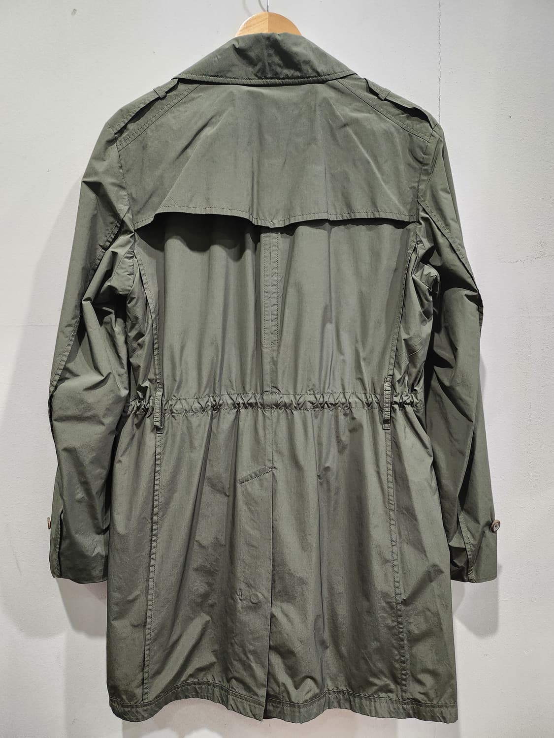 타임옴므 카키 트렌치코트 100 상품이미지2